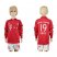 Bayern Munchen #19 Gotze Home Long Sleeves Kid Soccer Club Jersey