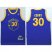 Golden State Warriors #30 Stephen Curry Blue Throwback Stitched NBA Jersey