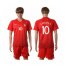 Poland #10 Kapustka Away Soccer Country Jersey