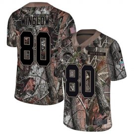 Nike Los Angeles Chargers #80 Kellen Winslow Camo Mens Stitched NFL Limited Rush Realtree Jersey