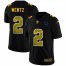 Indianapolis Colts #2 Carson Wentz Mens Black Nike Golden Sequin Vapor Limited NFL Jersey