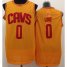 Cleveland Cavaliers 0 Kevin Love Yellow Revolution 30 NBA Jersey