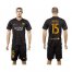 Barcelona #15 Bartra Black Soccer Club Jersey