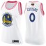Warriors #0 DeMarcus Cousins White/Pink 2019 Finals Bound Womens Basketball Swingman Fashion Jersey
