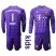 Bayern Munchen #1 Neuer Purple Goalkeeper Long Sleeves Kid Soccer Club Jersey