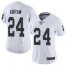 Nike Las Vegas Raiders #24 Johnathan Abram White Womens Stitched NFL Vapor Untouchable Limited Jersey