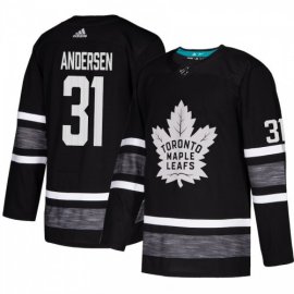 Adidas Toronto Maple Leafs #31 Frederik Andersen Black 2019 All-Star Game Parley Authentic Stitched NHL Jersey