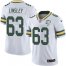 Nike Green Bay Packers #63 Corey Linsley White Mens 100th Season Stitched NFL Vapor Untouchable Limited Jersey