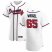 Atlanta Braves #65 Patrick Weigel Mens Nike White Home 2020 Authentic Player MLB Jersey