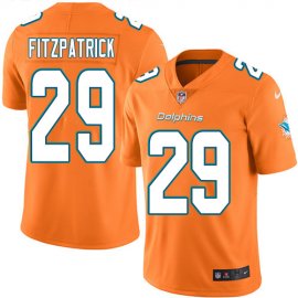 Nike Miami Dolphins #29 Minkah Fitzpatrick Orange Mens Stitched NFL Limited Rush Jersey