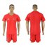 Colombia Blank Red Goalkeeper Soccer Country Jersey