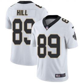 Nike New Orleans Saints #89 Josh Hill White Mens Stitched NFL Vapor Untouchable Limited Jersey