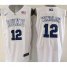 Duke Blue Devils #12 Justise Winslow White Basketball Elite Stitched NCAA Jersey