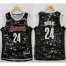 Lakers #24 Kobe Bryant Black City Light Stitched NBA Jersey