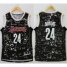 Lakers #24 Kobe Bryant Black City Light Stitched NBA Jersey