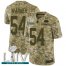 Nike San Francisco 49ers #54 Fred Warner Camo Super Bowl LIV 2020 Youth Stitched NFL Limited 2018 Salute To Service Jersey