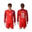 England #11 Sterling Away Long Sleeves Soccer Country Jersey