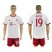 Bayern Munchen #19 Gotze White Soccer Club Jersey