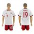 Bayern Munchen #19 Gotze White Soccer Club Jersey