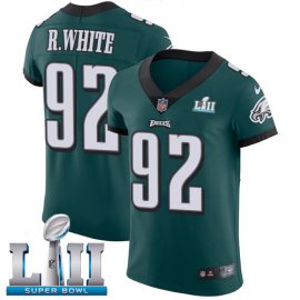 Nike Philadelphia Eagles #92 Reggie White Midnight Green Team Color Super Bowl LII Mens Stitched NFL Vapor Untouchable Elite Jersey