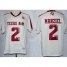 Texas A&M Aggies 2 Johnny Manziel White College Football Authentic Techfit NCAA Jerseys