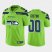Seattle Seahawks Custom Green Mens Nike Big Team Logo Vapor Limited NFL Jersey