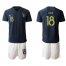 France #18 Fekir Home Soccer Country Jersey