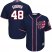 Washington Nationals #48 Javy Guerra Navy Blue New Cool Base Stitched Youth MLB Jersey