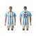 Argentina #19 Banega Home Soccer Country Jersey