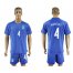 Greece #4 Manolas Away Soccer Country Jersey