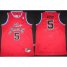 New Jersey Brooklyn Nets 5 Jason kidd Red Throwback NBA Jerseys