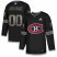 Mens Adidas Canadiens Personalized Authentic Black Classic NHL Jersey