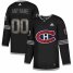 Mens Adidas Canadiens Personalized Authentic Black Classic NHL Jersey