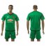 Manchester United Blank Green Goalkeeper Soccer Club Jersey