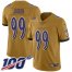 Nike Baltimore Ravens #99 Matthew Judon Gold Mens Stitched NFL Limited Inverted Legend 100th Season Jersey