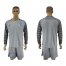 England Blank Grey Goalkeeper Long Sleeves Soccer Country Jersey