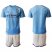 Manchester City Blank Home Soccer Club Jersey