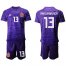 Spain #13 Arrizabalaga Purple Goalkeeper Soccer Country Jersey