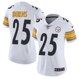 Nike Pittsburgh Steelers #25 Artie Burns White Womens Stitched NFL Vapor Untouchable Limited Jersey