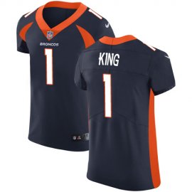 Nike Denver Broncos #1 Marquette King Navy Blue Alternate Mens Stitched NFL Vapor Untouchable Elite Jersey