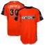 New York Mets #30 Michael Conforto Orange 2017 All-Star National League Stitched Youth MLB Jersey