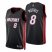 Nike Miami Heat #8 Markieff Morris Black Mens 2021-22 NBA 75th Anniversary Diamond Swingman Jersey – Icon Edition Mens