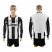 Juventus Blank Home Long Sleeves Soccer Club Jersey