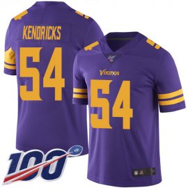 Nike Minnesota Vikings #54 Eric Kendricks Purple Mens Stitched NFL Limited Rush 100th Season Jersey