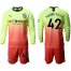 Manchester City #42 Toure Yaya Third Long Sleeves Soccer Club Jersey