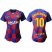 Womens Barcelona #10 Ronaldinho Home Soccer Club Jersey