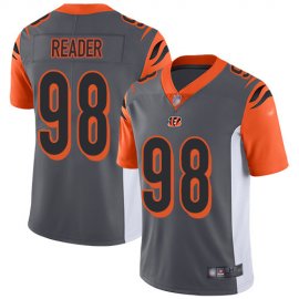 Nike Cincinnati Bengals #98 D.J. Reader Silver Youth Stitched NFL Limited Inverted Legend Jersey