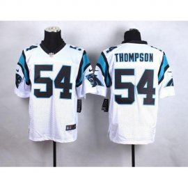 Nike Carolina Panthers #54 Shaq Thompson White Mens Stitched NFL Elite Jersey