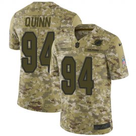 Nike Miami Dolphins #94 Robert Quinn Camo Mens Stitched NFL Limited 2018 Salute To Service Jersey