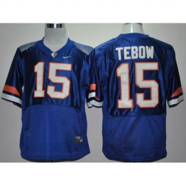 Florida Gators 15# Tim Tebow Royal Blue Pro Combat College Football NCAA Jerseys